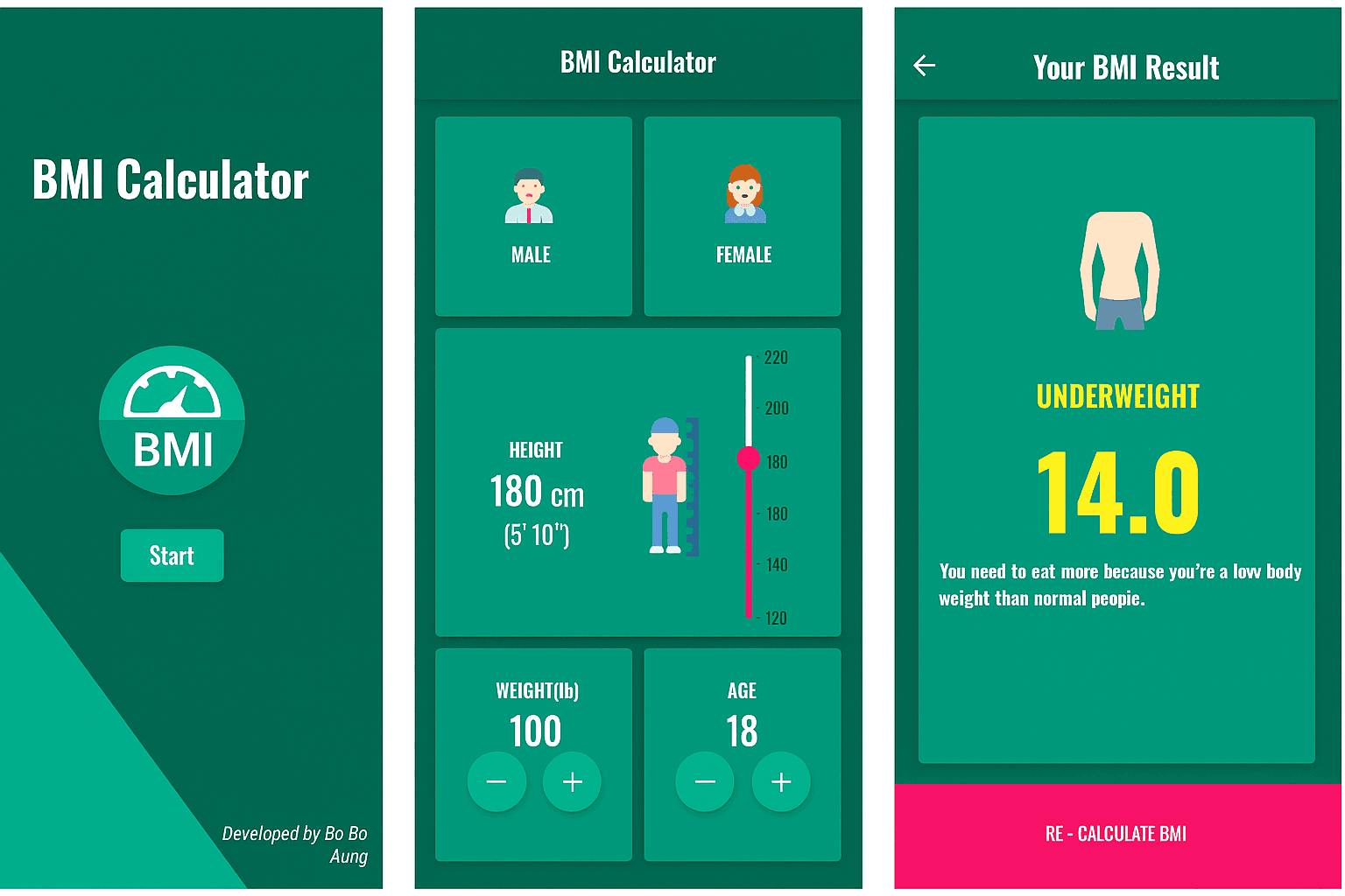 BMI Calculator – 1
