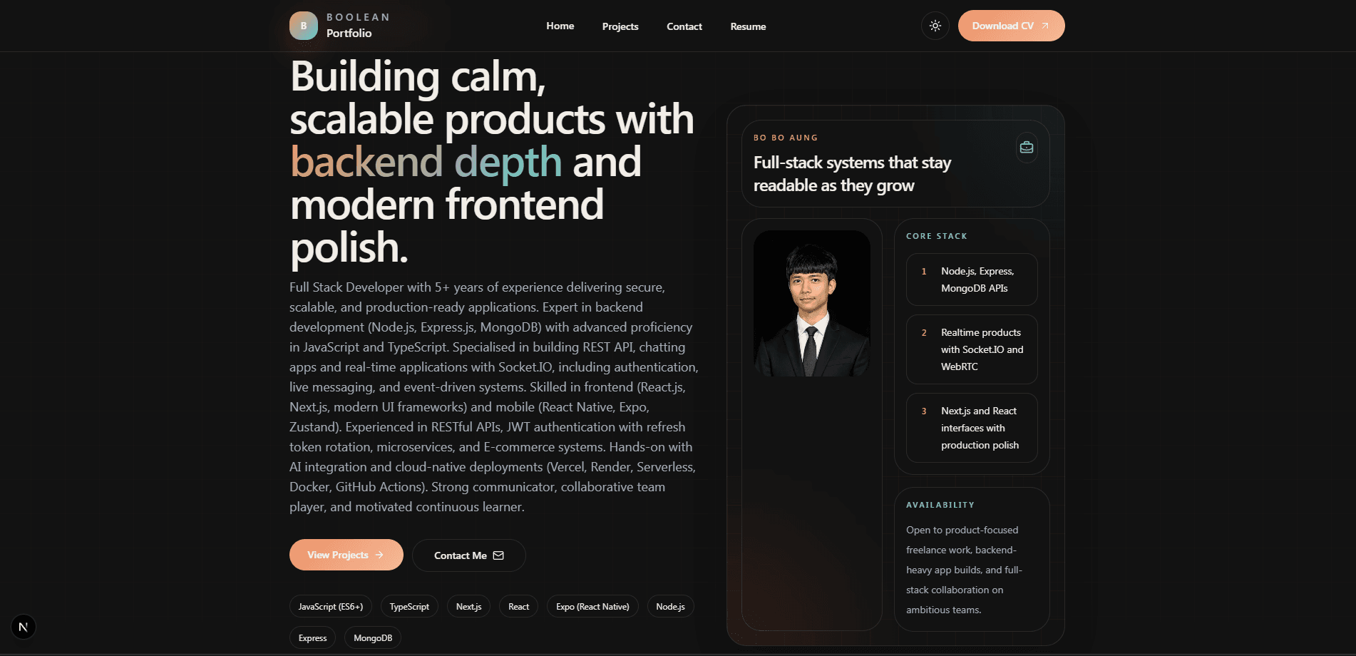 Portfolio Website – 1
