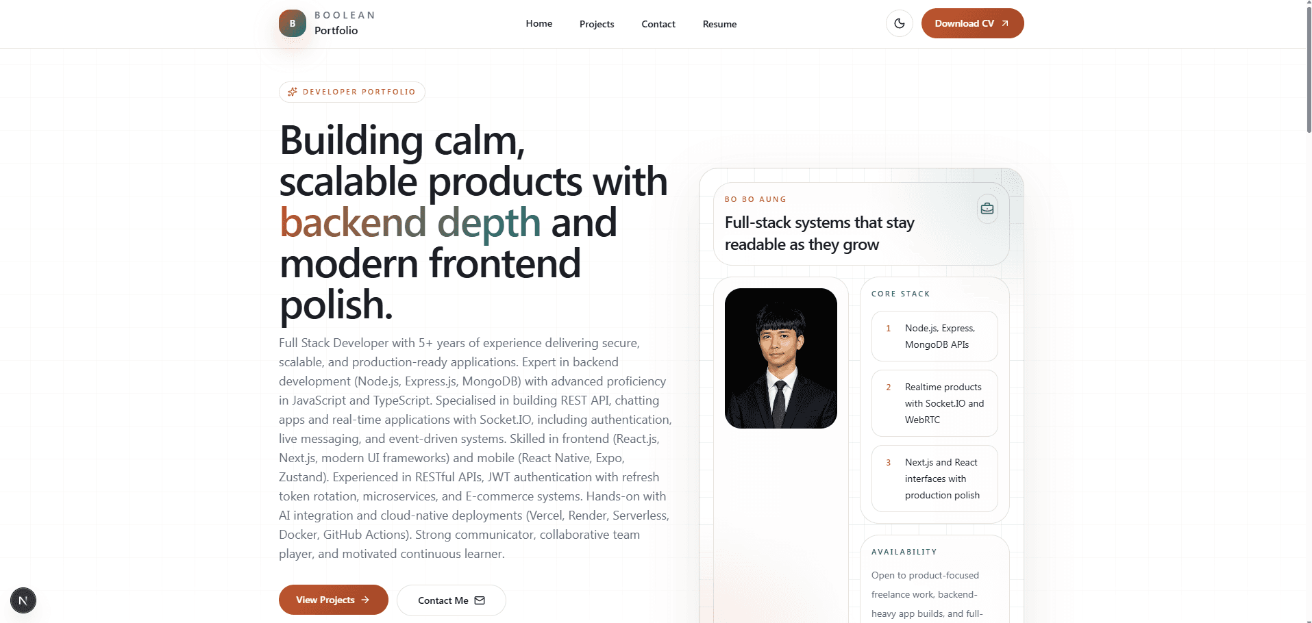 Portfolio Website – 4